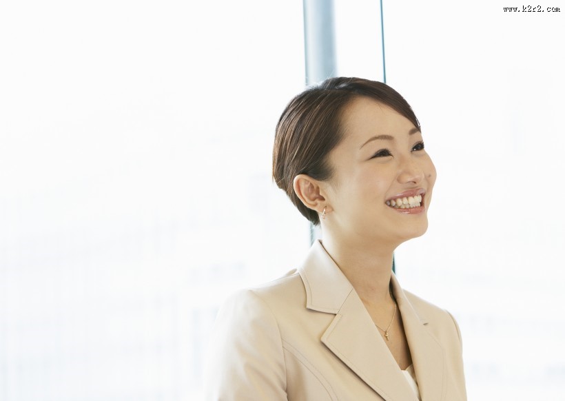 职场清新女性图片