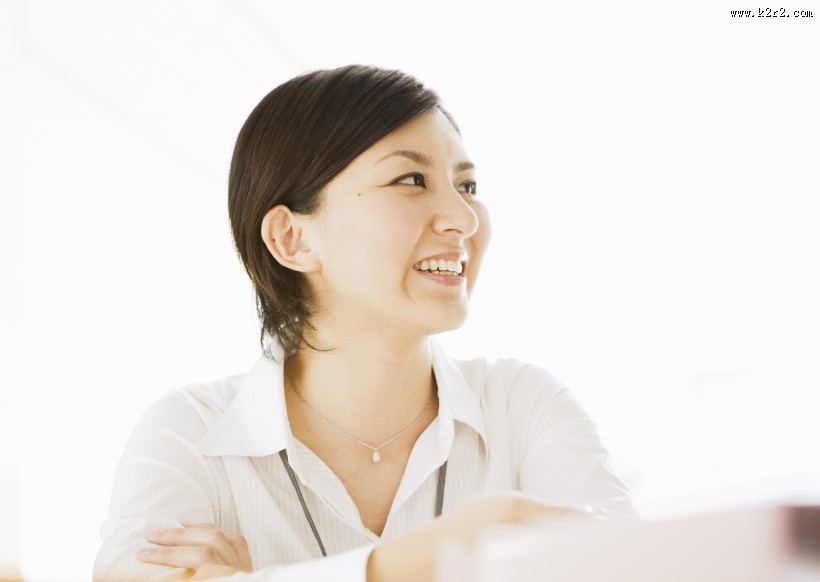 职场清新女性图片
