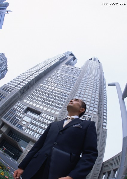 商人与市区背景图片大全