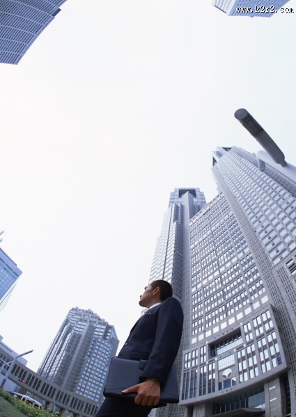 商人与市区背景图片大全