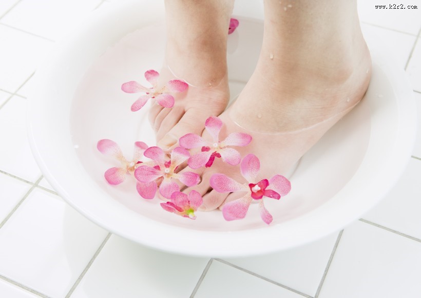 花瓣足浴图片