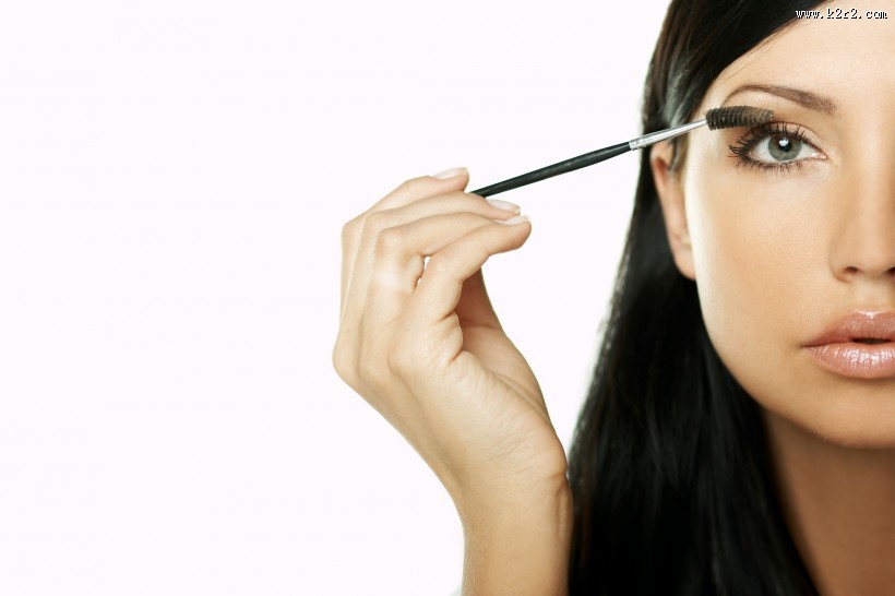 女性眼部妆容图片