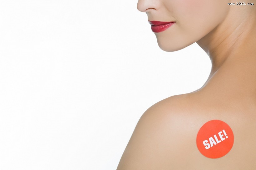 女性购物情景图片