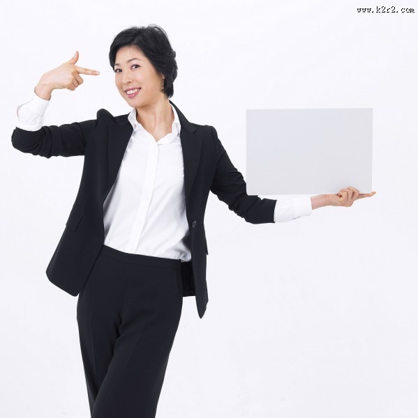 商务女性动作图片