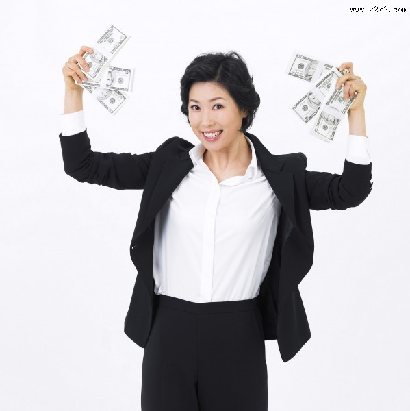 商务女性动作图片