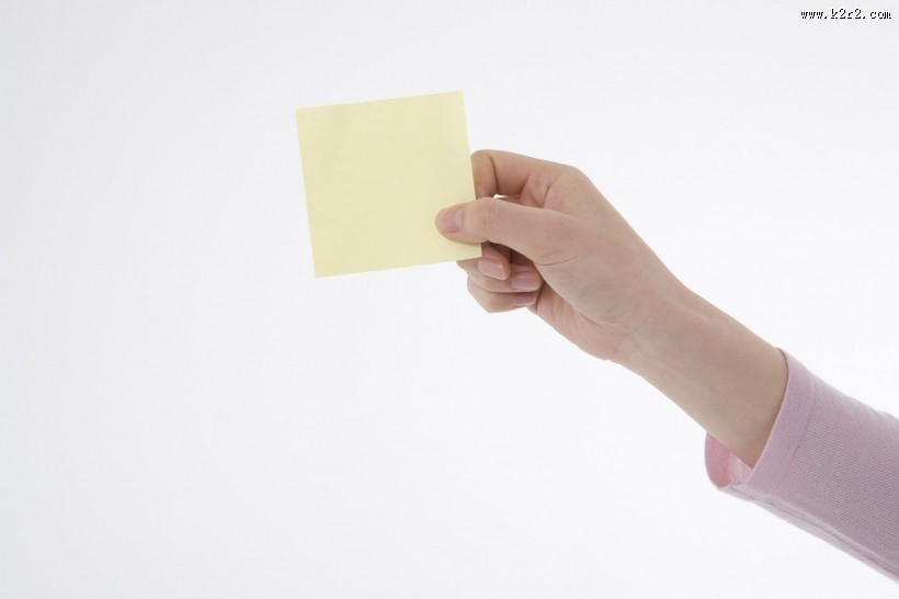 女性空白告示图片