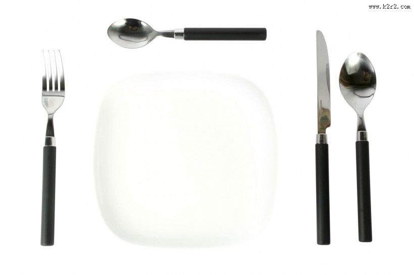 西餐餐具摆放用法图片