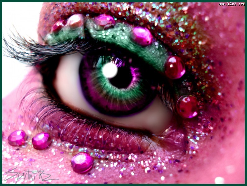 眼部彩妆图片大全