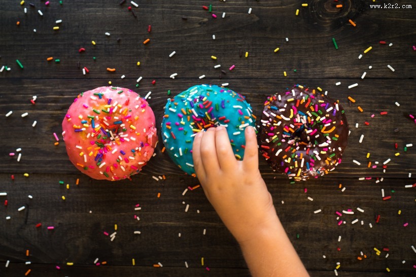 诱人的甜甜圈图片