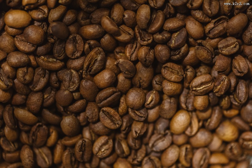一堆咖啡豆的图片