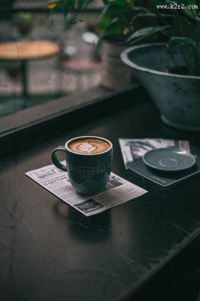 香浓的咖啡拉花图片