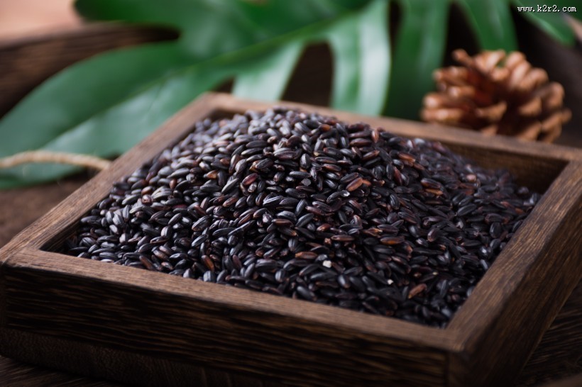 健康营养的黑米图片大全