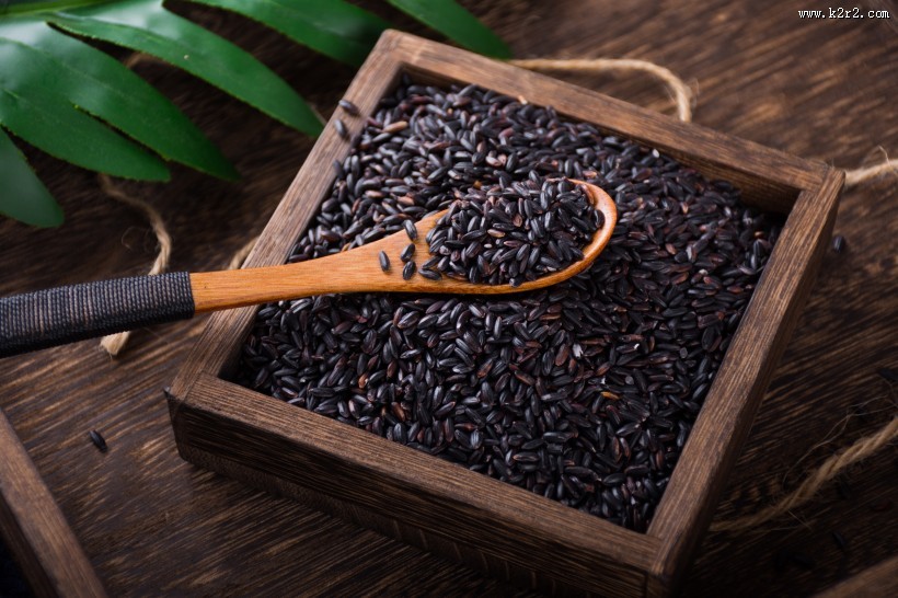 健康营养的黑米图片大全
