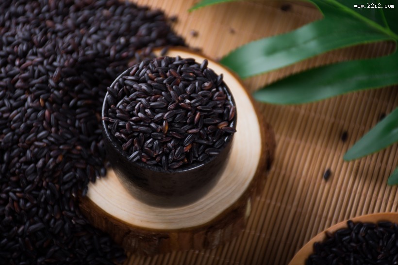 健康营养的黑米图片大全