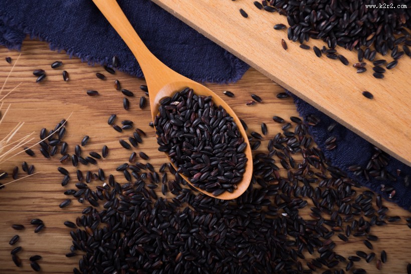 健康营养的黑米图片大全