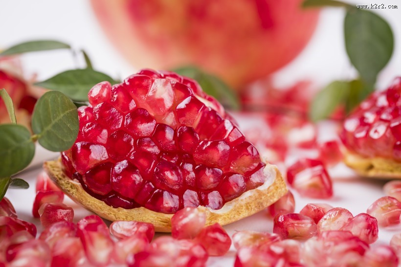 新鲜石榴粒图片