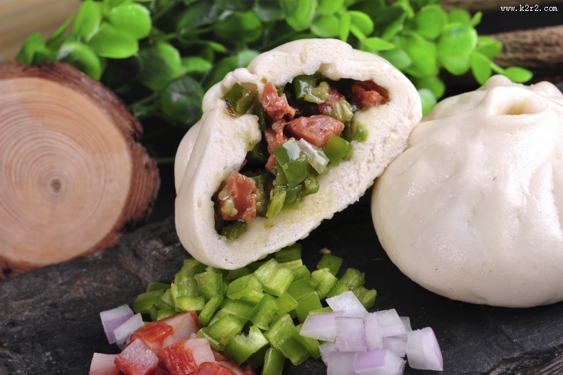 天津狗不理包子图片