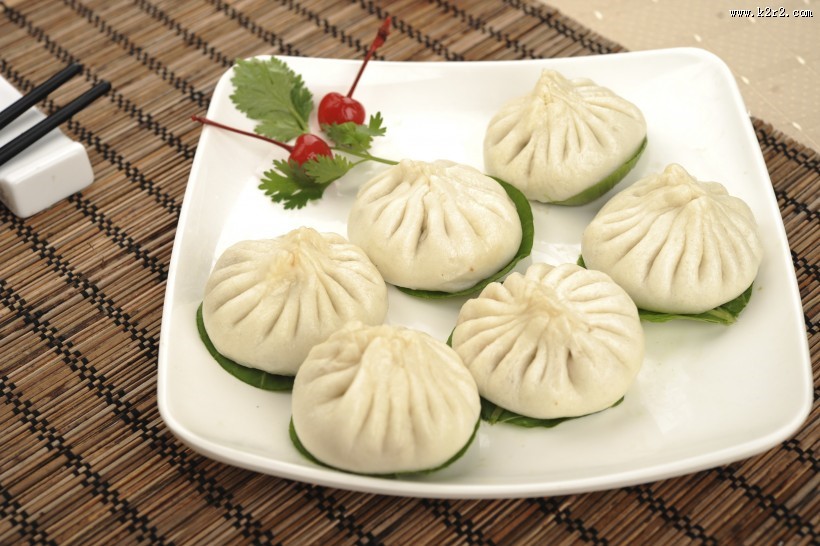 天津狗不理包子图片