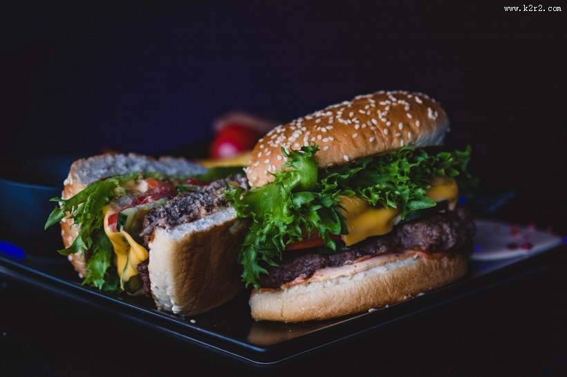 诱人的汉堡包图片大全