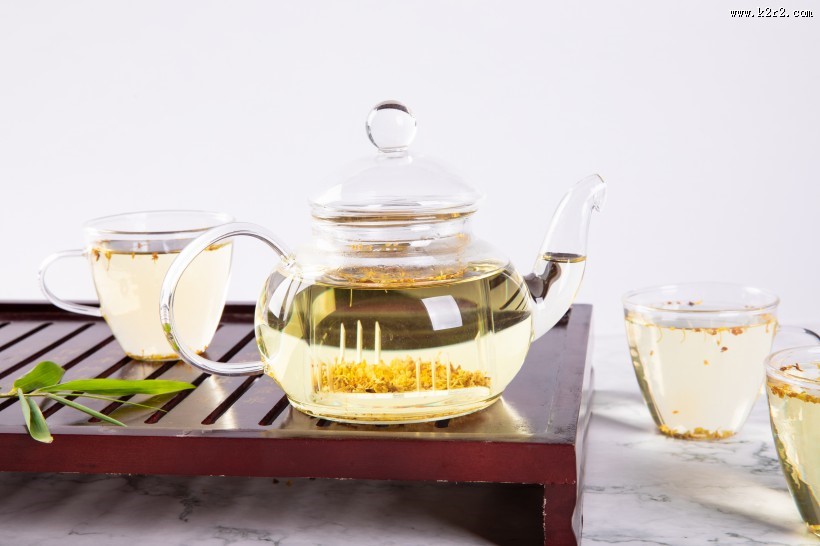 清香的桂花茶图片