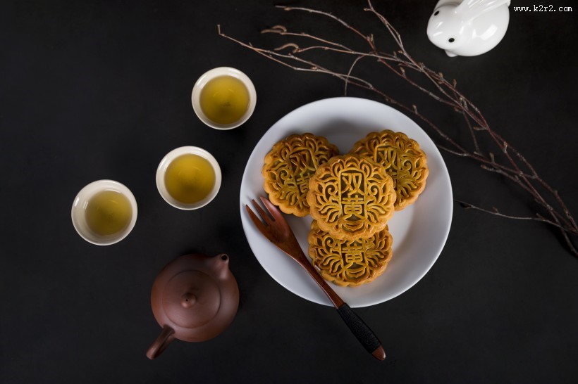 中秋节广式月饼图片