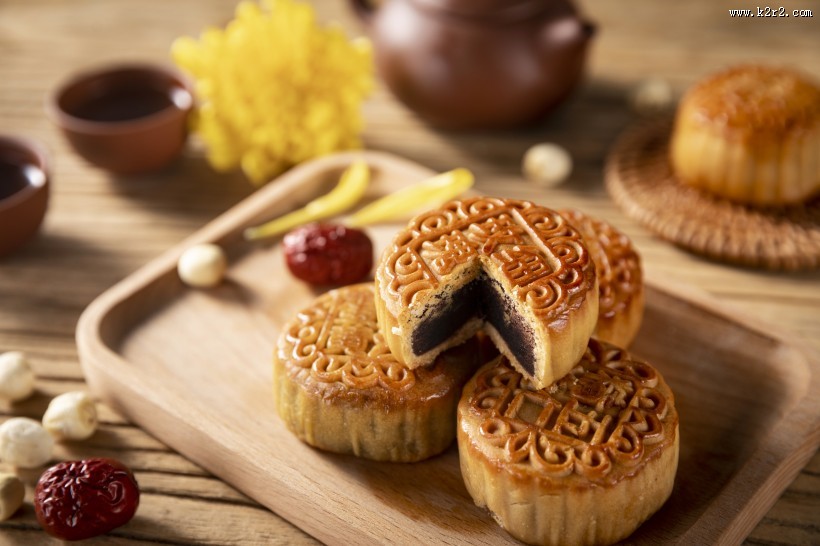 很有地方特色的广式中秋月饼图片