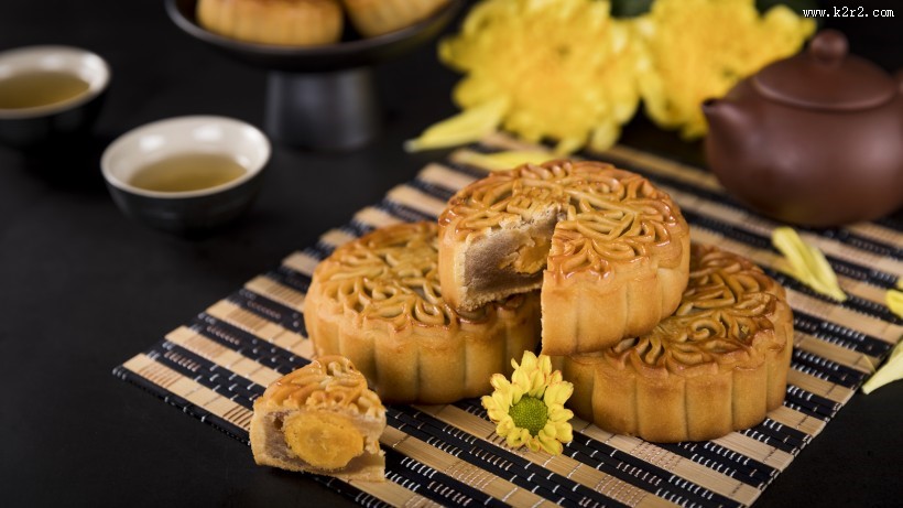 很有地方特色的广式中秋月饼图片