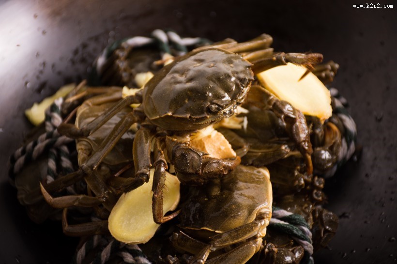 新鲜营养的大闸蟹图片
