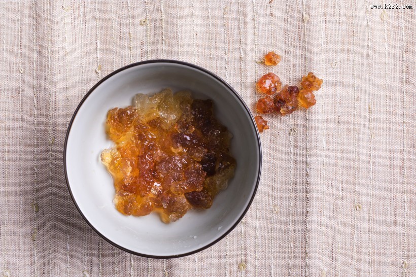 营养健康桃胶图片