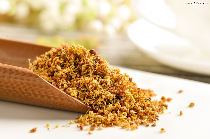 清香怡人的桂花茶图片