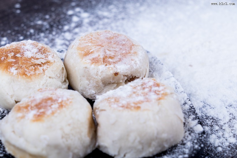 超级好吃的苏式鲜肉月饼图片