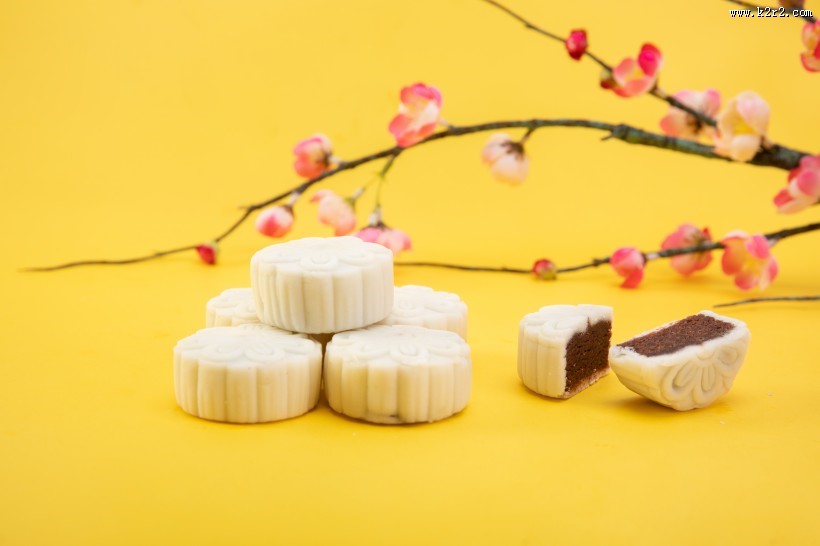 中秋节好吃的冰皮月饼图片大全