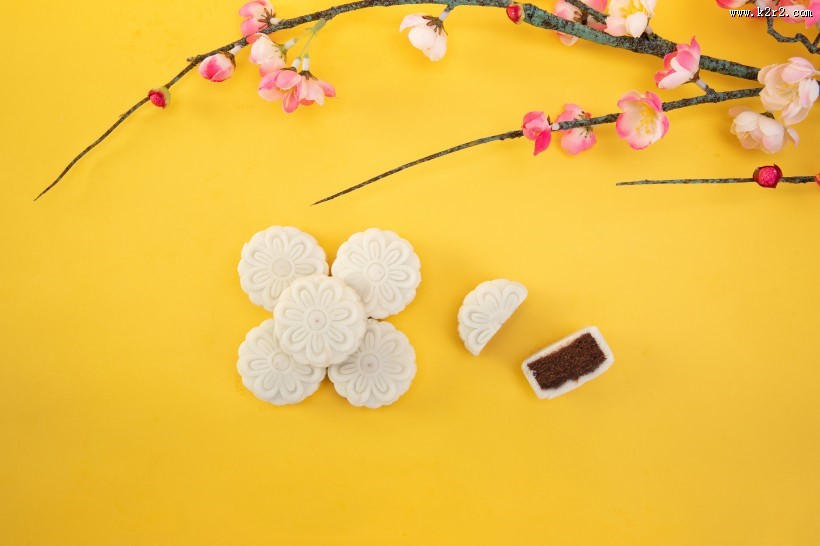 中秋节好吃的冰皮月饼图片大全