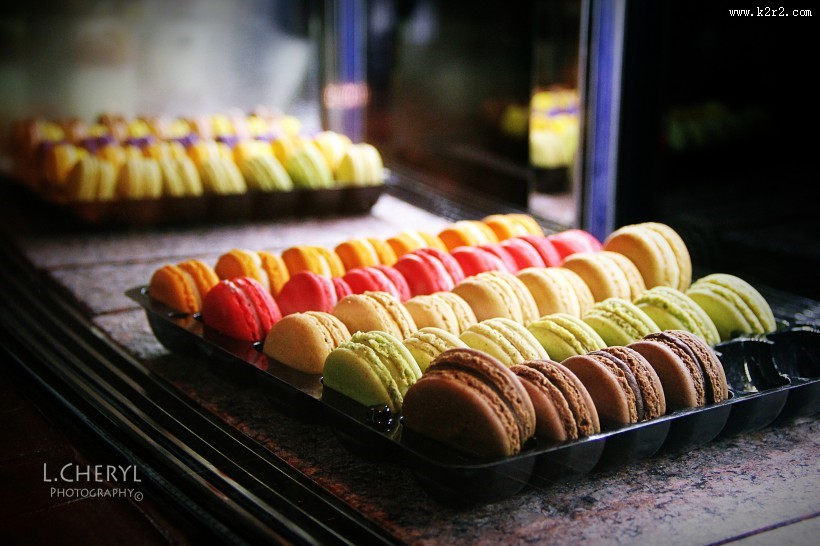 五颜六色的马卡龙图片