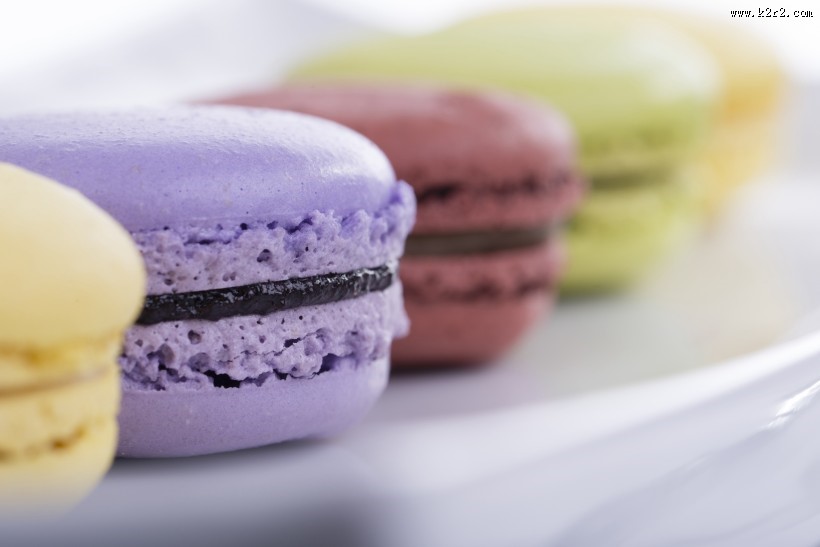 五颜六色的马卡龙图片