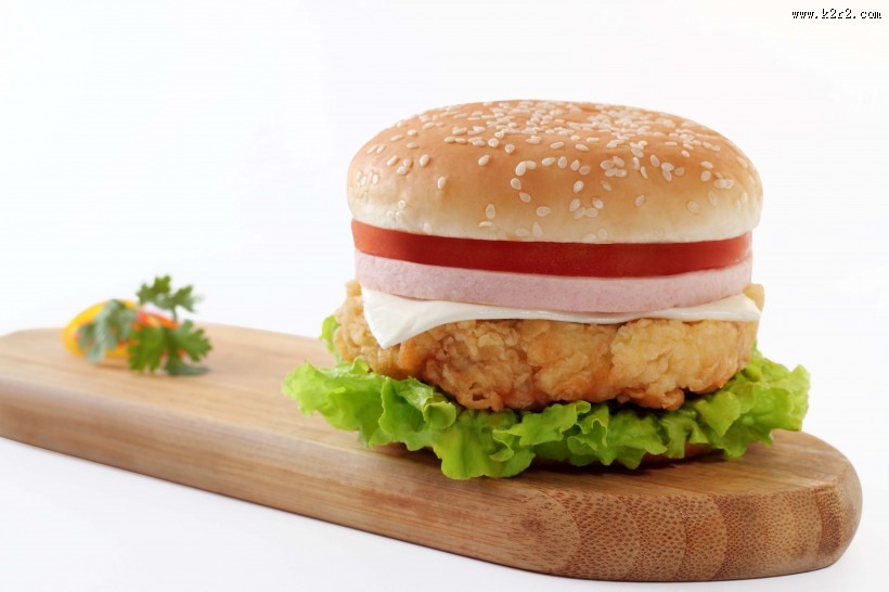 美味可口的汉堡包图片