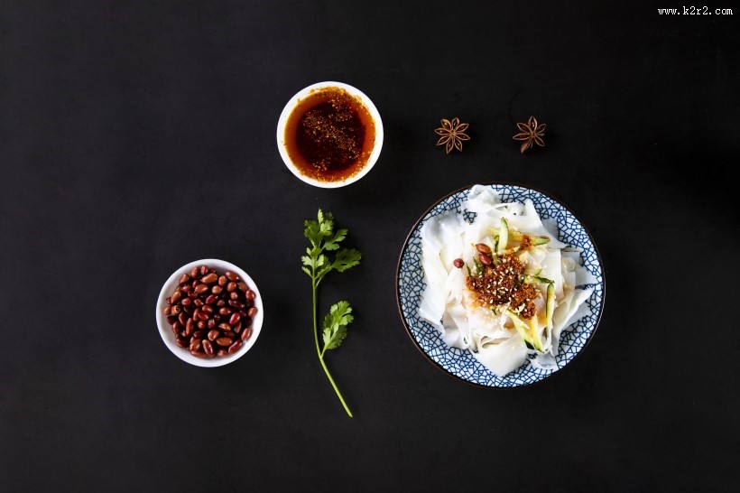 麻辣过瘾的凉皮图片