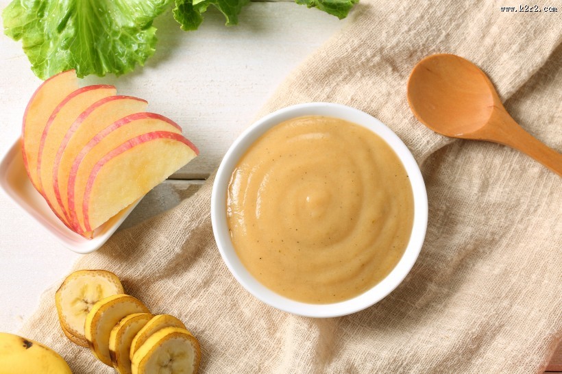 营养好吃的蔬菜水果泥图片