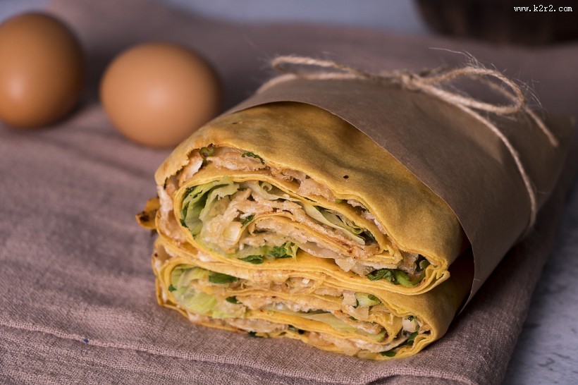 美味的煎饼图片