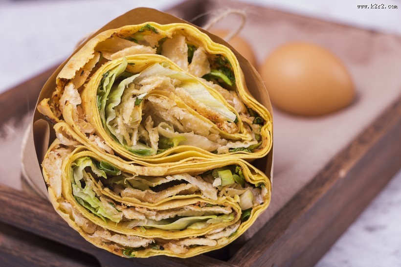 美味的煎饼图片