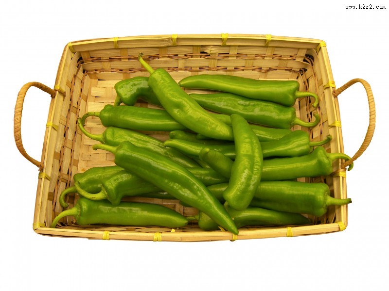 青色的尖椒图片大全