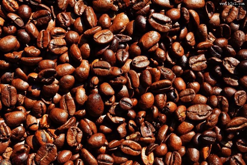 颗粒饱满的咖啡豆图片大全