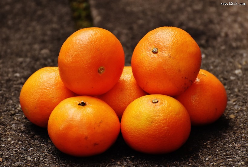 新鲜美味的橘子图片大全