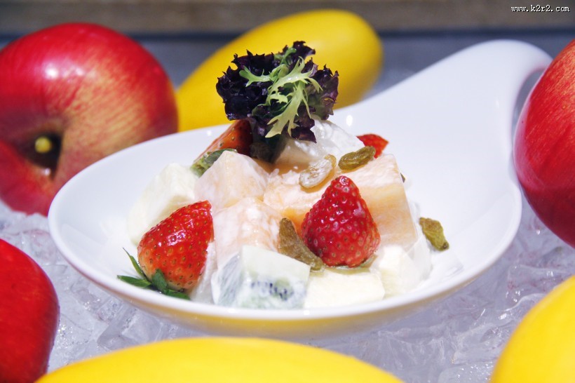 新鲜好吃的水果沙拉图片大全