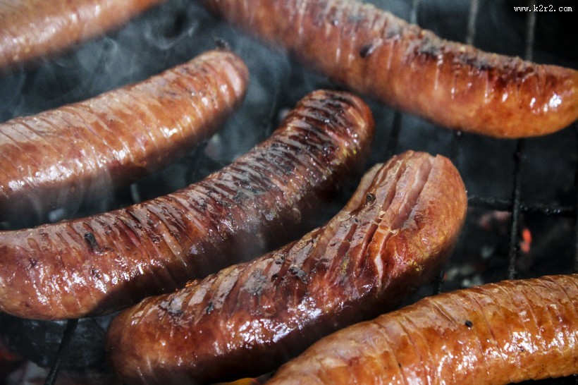 营养美味的烤肠图片