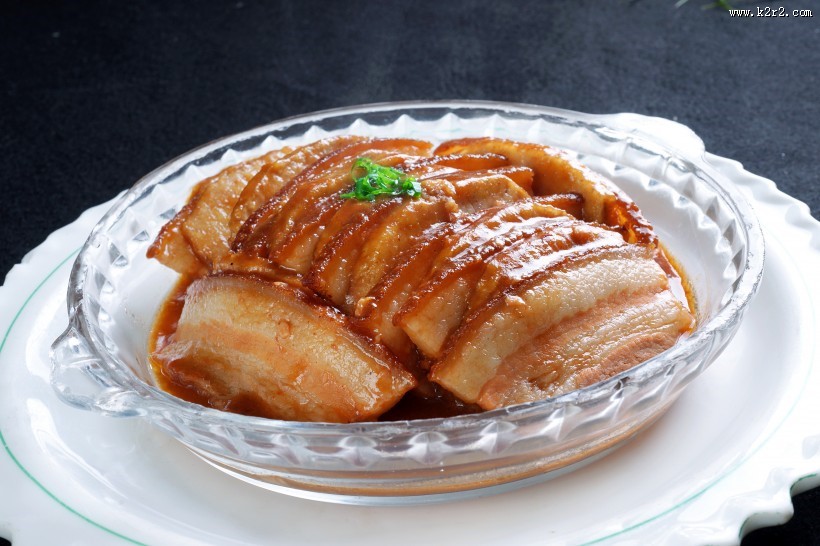 美味可口的清蒸五花肉图片