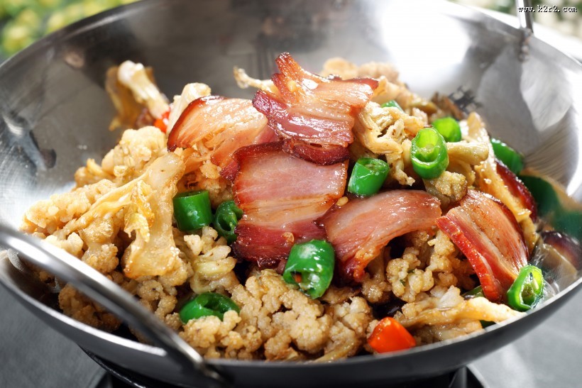 家常干锅菜花图片