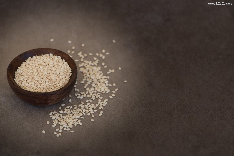 香气袭人的白芝麻图片大全
