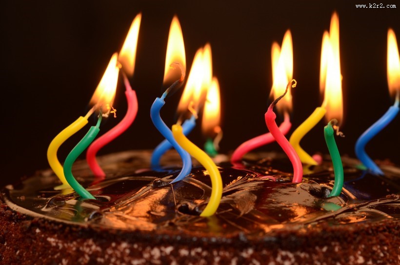 美味的生日蛋糕图片