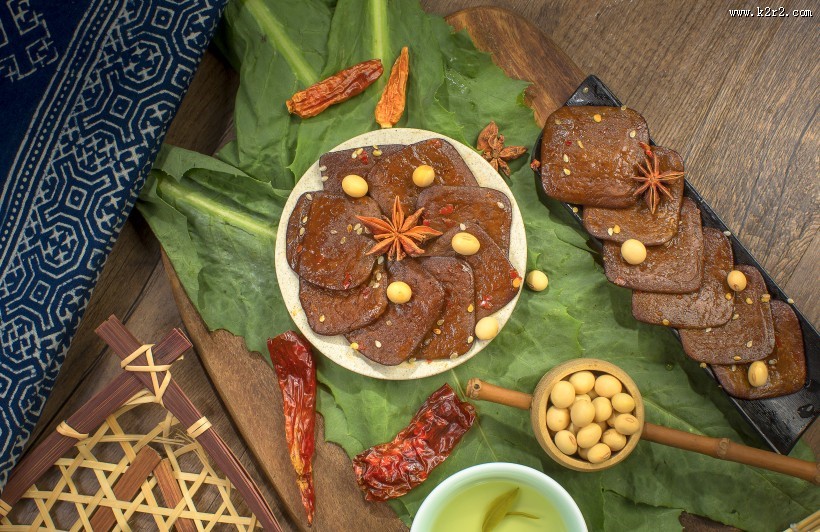 美味好吃的豆干图片